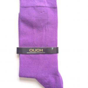 Polyester+Cotton Plain Socks