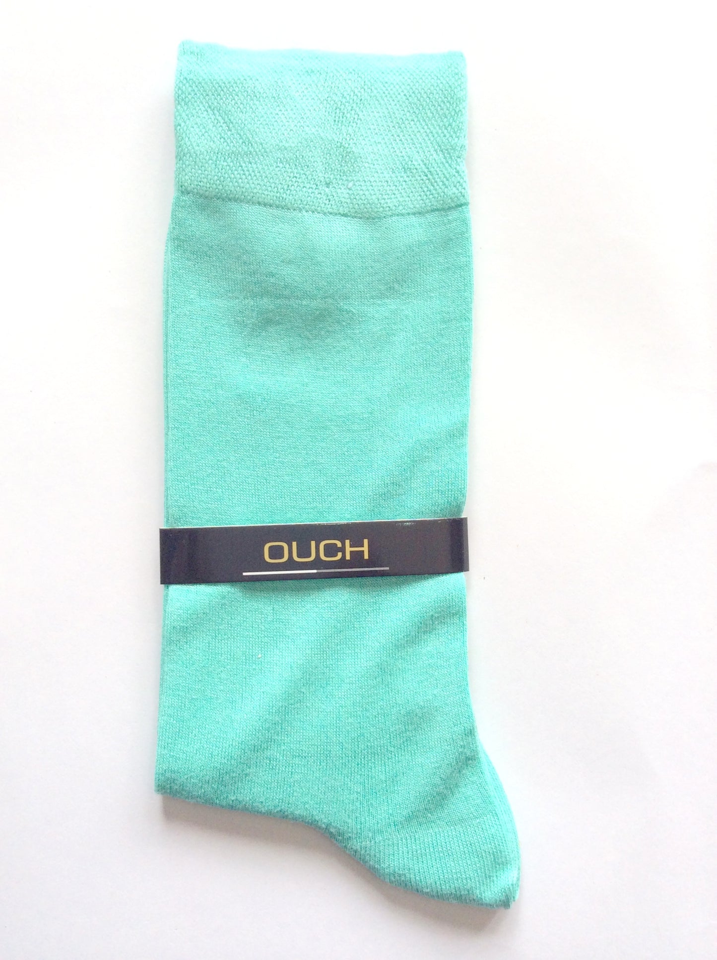 Polyester+Cotton Plain Socks