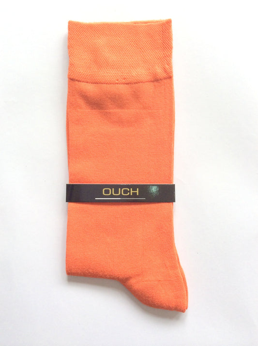 Polyester+Cotton Plain Socks