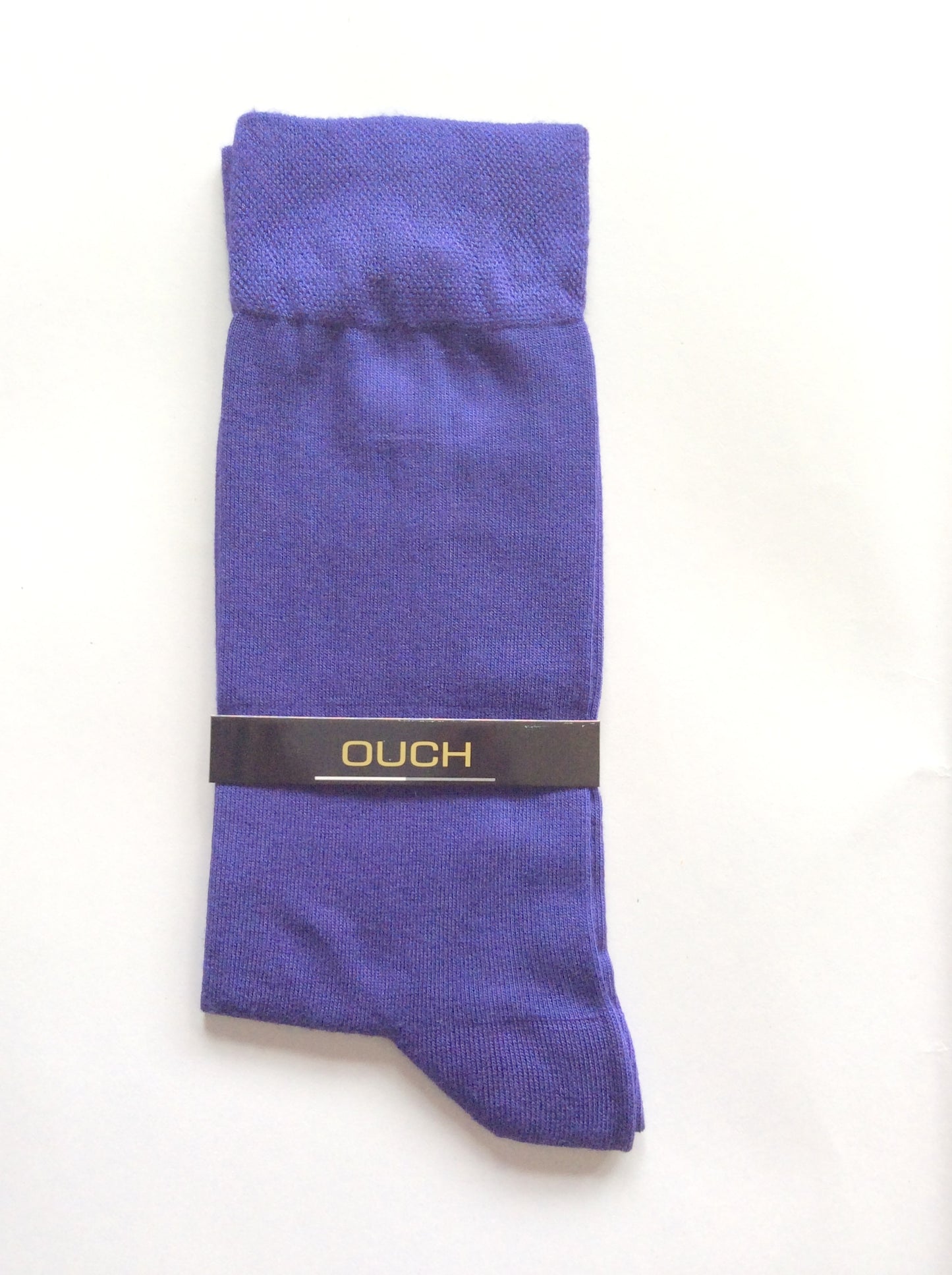 Polyester+Cotton Plain Socks