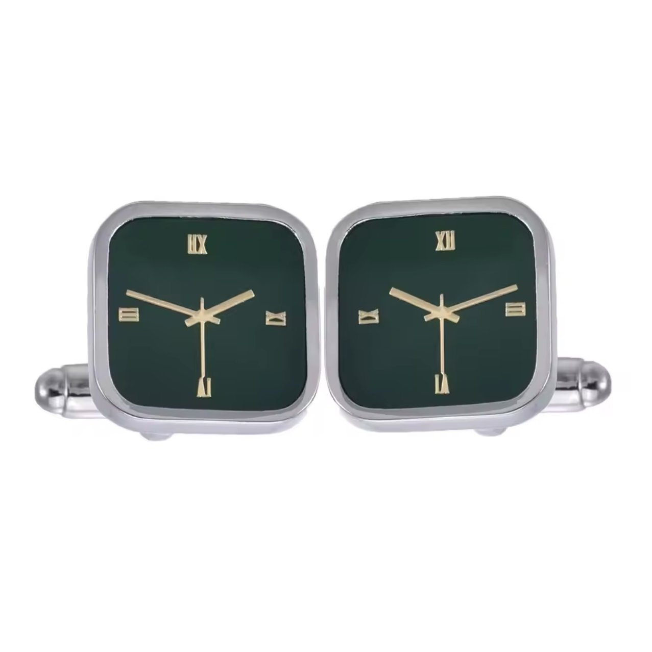 Green Watch Style Cufflinks