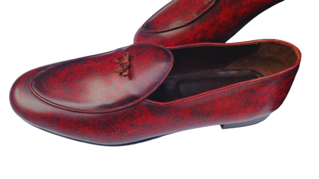 OXBLOOD TOKE BOW TIE LOAFER