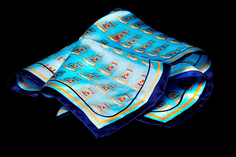 OUCH-Printed Silk Pocket Squares